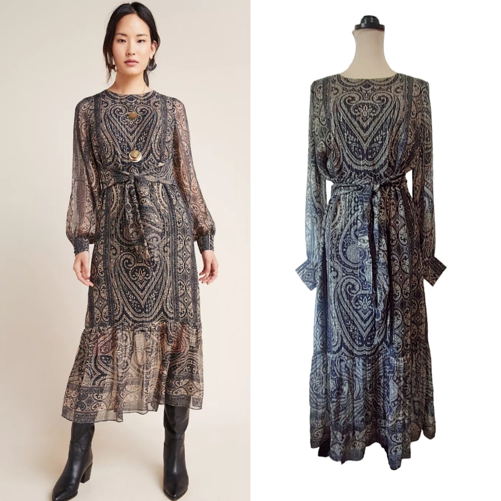 Kachel Caricina Silk Tunic Dress